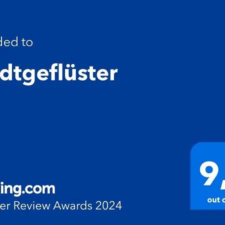 Stadtgefluester Апартаменты *